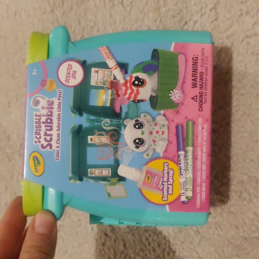 New!Scribble Scrubbie Pets Scented Spa Playset 3+